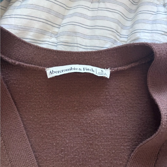 Abercrombie & Fitch luxeloft rounded sleeve cardigan - Picture 3 of 4